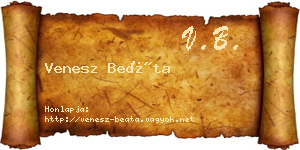Venesz Beáta névjegykártya